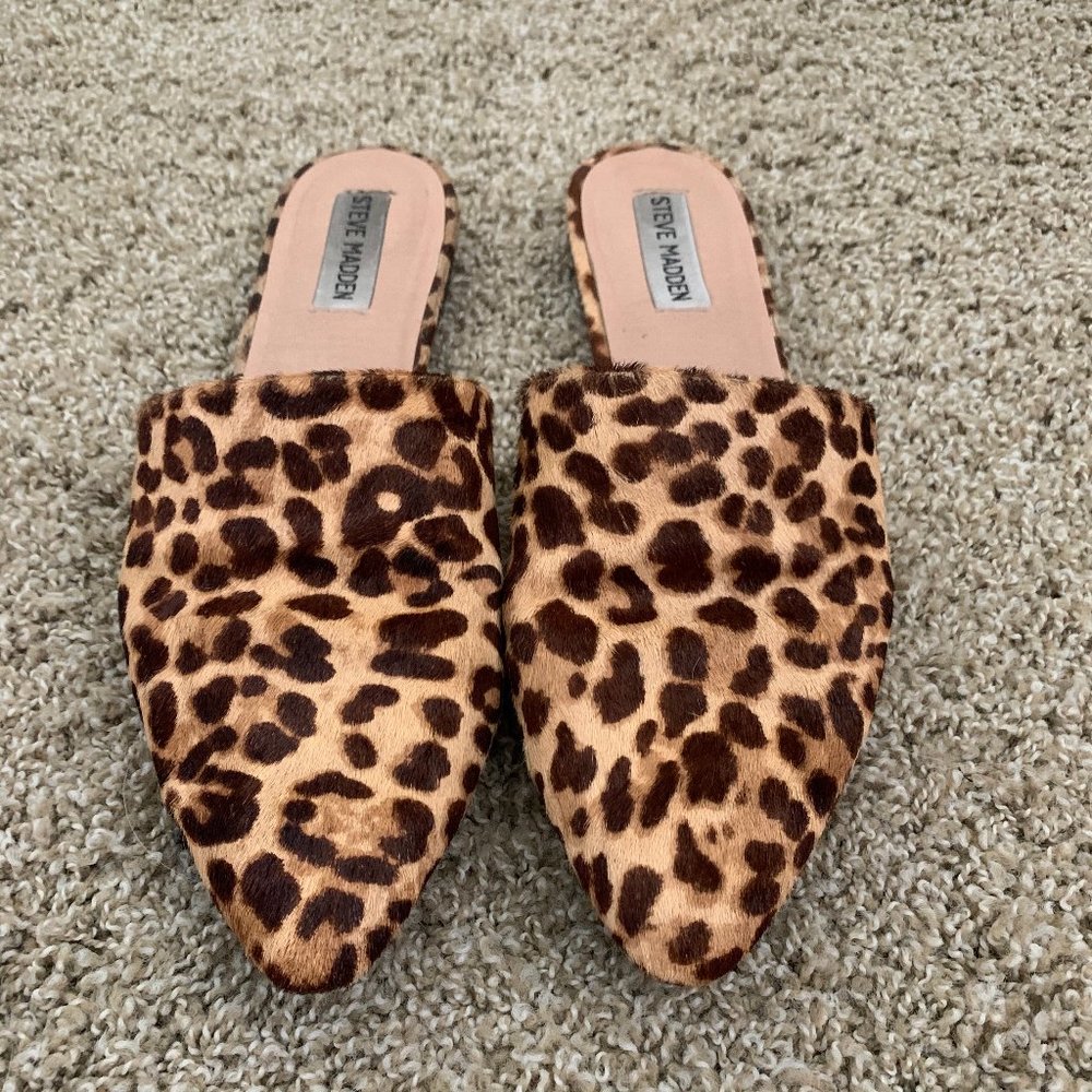 Steve Madden Leopard Mule - Preowned